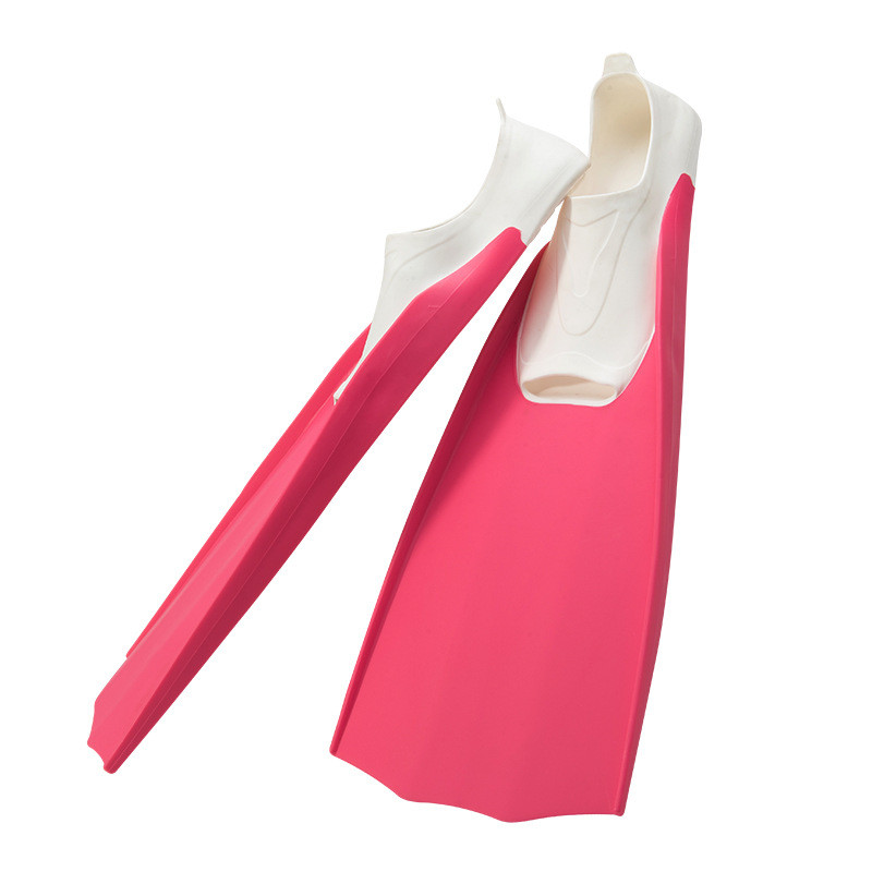 Multicolor Free Diving Swim Fins Flippers Anti Slip For Adults
