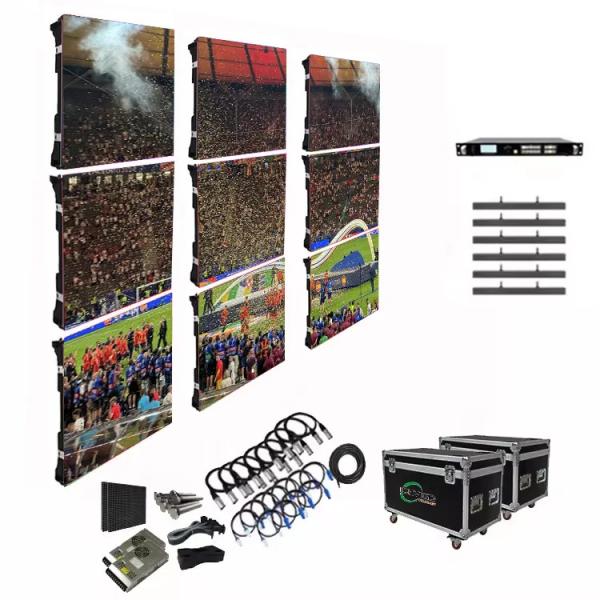 Stadium Advertising Rental LED Screen Wall with Aluminum Cabinet and High Pixel