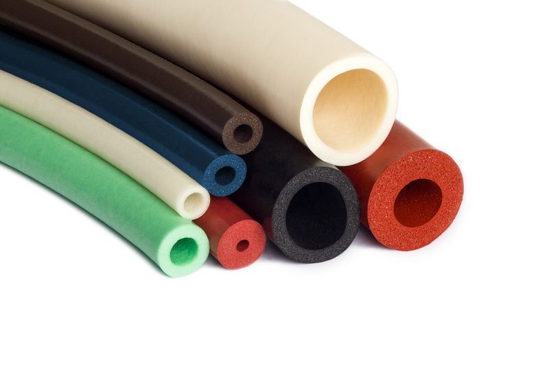 Insulation Silicone Foam Tubing , Silicone Sponge Tubing Customized Color