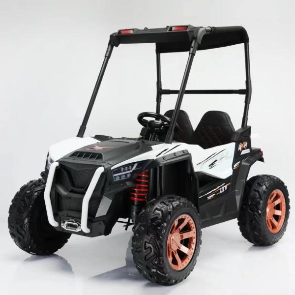 Cool Electric Sports Car For Kids 4-Wheel Drive Ride On Car 12v Battery EVA Soft