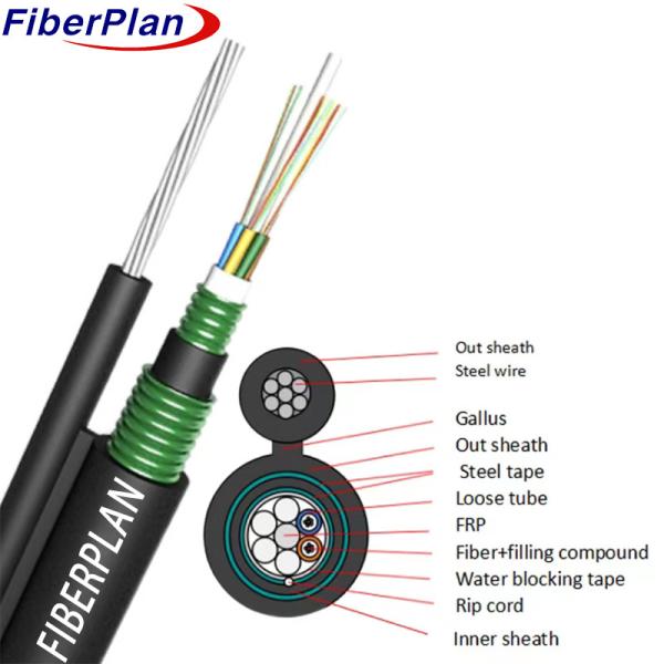 Buy cheap Figure 8 Double Jacket Double Armored Fiber Optic Cable GYTC8S53 from wholesalers