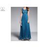 Buy cheap Dusty Blue Wedding Bridesmaid Dresses / Back Lace Chiffon Lace Evening Gown from wholesalers