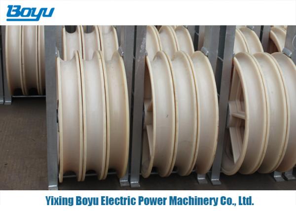 Buy cheap Galvanized Steel Frame Bundled Conductor Pulley Assembly 3 Wheels from wholesalers