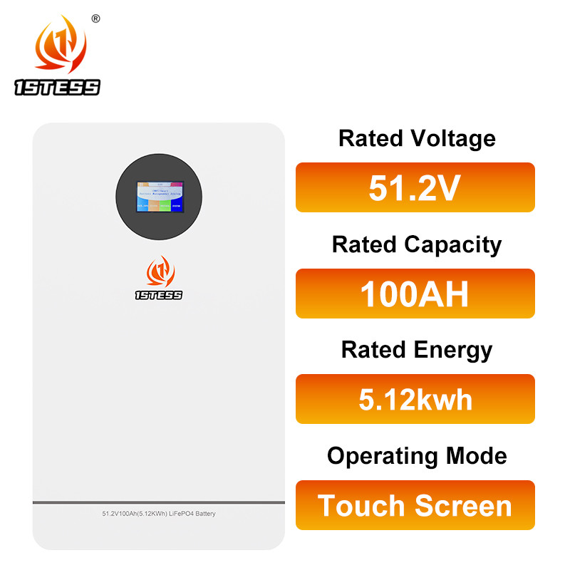 Solar Energy Storage Battery system 51.2V 100Ah 5.12kwh lifepo4 lithium battery energy storage