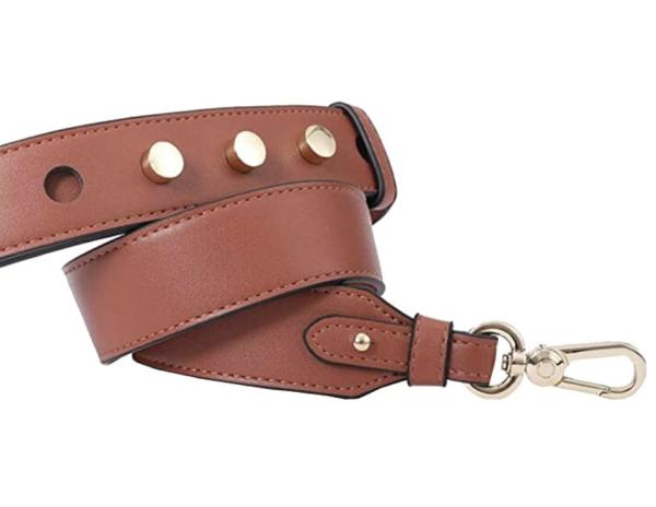 Buy cheap Soft And Durable Brown Leather Crossbody Strap 1.2m 0.8m For Purse from wholesalers