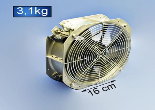 ABB 3AUA0000125508 W2E250-HL06-21 LONG-LIFE FAN, AXIAL Product Net Weight Is 3