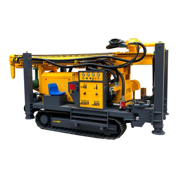 Buy cheap Industrial Borehole Water Well Drill Rig Fully Hydraulic For 350m Drilling from wholesalers