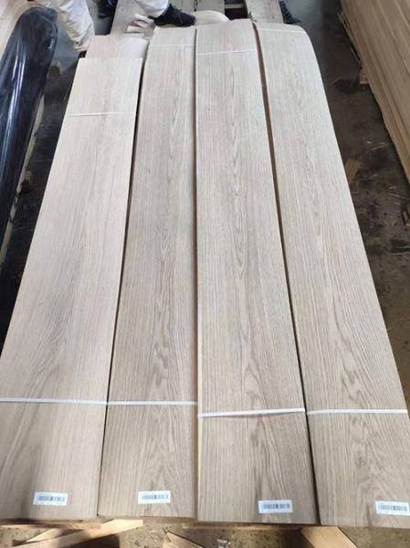 Buy cheap 0.45mm Thick A Grade White Oak Wood Veneer For Door Decoration Length 200cm+ from wholesalers