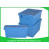 Buy cheap 60L Plastic Attached Lid Containers Heavy Duty Stackable Moving 600 * 400 * 365mm from wholesalers