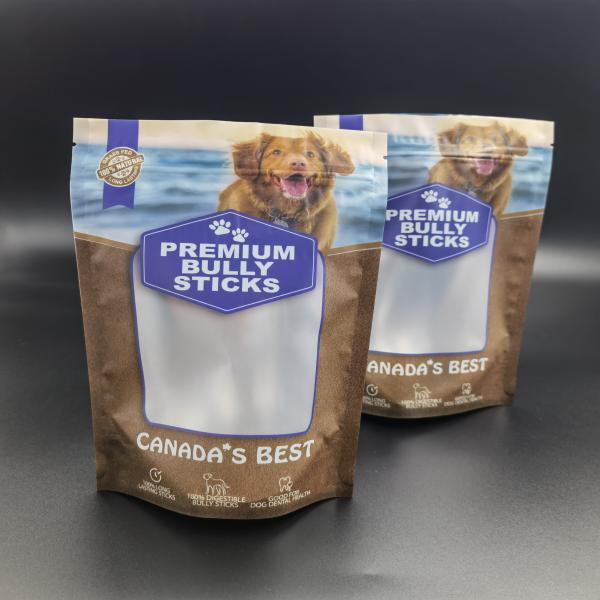 Buy cheap Digital Printing Stand Up Packaging pet food , SGS Zipper dog treat packages from wholesalers
