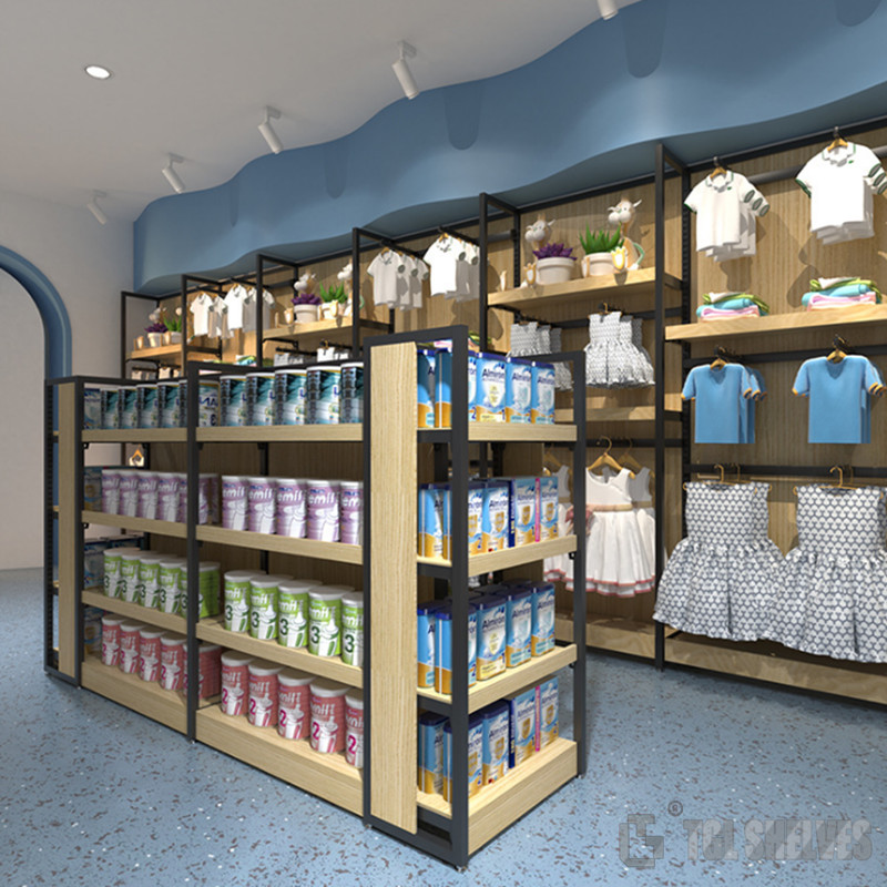 Gondola Convenience Store Display Shelves Double side For Grocery Shop