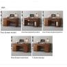 Buy cheap Modern Luxury PANEL Wood Style Executive Desk for Customized Colors and End Office from wholesalers