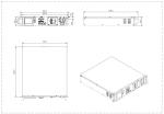 144V/45S high voltage BMS(HV BMS) 50 Amp 2U Battery Management System For Energy