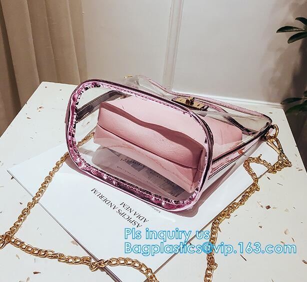 Waterproof Promotional Clear Tote Pvc Handle Shopping Bag, PVC Mat Waterproof Reusable Tote Shopping Bags, Summer Soft P
