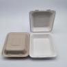 Buy cheap 8 Inch Biodegradable Bagasse Tableware Sugarcane Laminated Food Containers from wholesalers