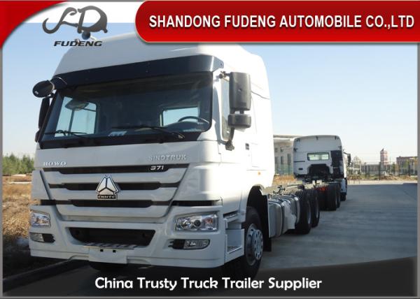 Buy cheap 10 Wheeler Tractor Head Trucks 371HP 6 × 4 Drive Wheel Radial Tire from wholesalers