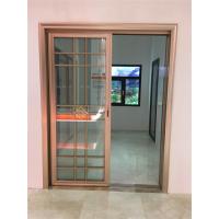 Buy cheap Double Hollow Glass Sliding Thermal Break Aluminium Doors And Windows Customized product