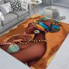 Buy cheap 3D Portrait Living Room Area Rug Crystal Velvet Indian Style Carpet from wholesalers