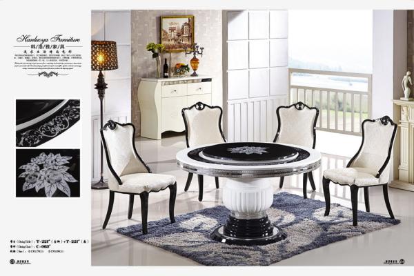 Buy cheap 6 seater marble dining table furniture from wholesalers