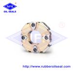 Excavator Flexible Taiwan Beige Flexible Shaft Pro-One 110H Rubber Coupling Assy
