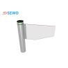 Buy cheap Silver Speedgate Turnstile , Glass Swing Gate For Supermarket Entrance from wholesalers