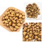 Roasted Half Coated Peanut Snack With Chili Flavor NON - GMO Snacks Tasty