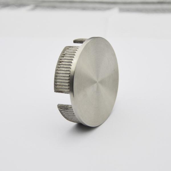 Buy cheap Pipe end cap 50.8mm for handrail tube 2", Satin finishing, SS304 from wholesalers