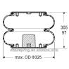 Buy cheap 693230 Natural Rubber Air Bag 2B12-309 Air Ride Suspension System from wholesalers