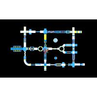 Buy cheap 65x38 Meter Inflatable Floating Water Park Games Inflatable Fun Aqua Park product