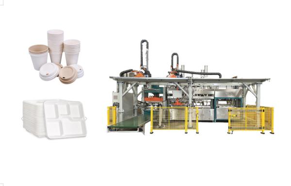 Innovative Paper Pulp Molding Machinery For Pulp Molded Tableware ISO9001