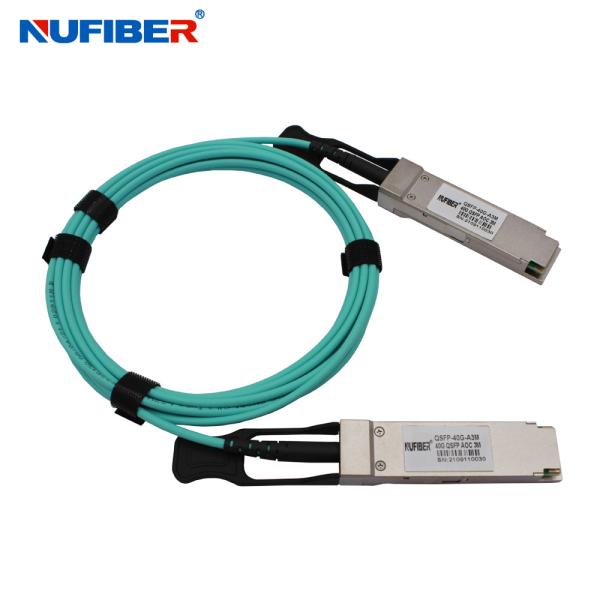 Buy cheap QSFP-QSFP-AxM 10G 25G 40G QSFP Active Optical Cable 1M 3M 5M 10M High speed from wholesalers