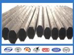 Polygonal Distribution Galvanized Steel Pole Min Yield Strength 345mpa
