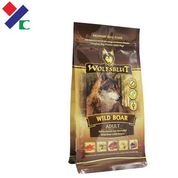 Buy cheap Mylar PET Food Packaging Bag 2KG 5KG 10KG Side Gusset For Animal from wholesalers