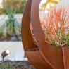 Buy cheap Decorative Outdoor Large Corten Metal Flower Planters For Garden Landscape from wholesalers