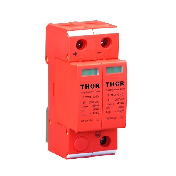 Buy cheap PV DC surge arrester 40KA lightning surge protection 1000v dc spd from wholesalers