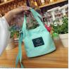 Buy cheap Japanese minimalist mori academic style letter canvas bag slung shoulder bag handbag small bucket bag from wholesalers