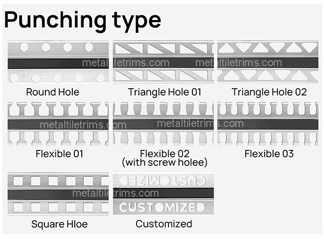 Black Rubber Insert Expansion Joint Profile Aluminum 6063 Material