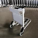 Metal Airport Baggage Trolley Hand Brake Airport Trolley Cart