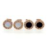 Buy cheap New Gold/Rose/Silver Color Stud Earrings Fashion Famous Brand Jewelry Wedding Party Earrings For Women Lady Men Earrings from wholesalers