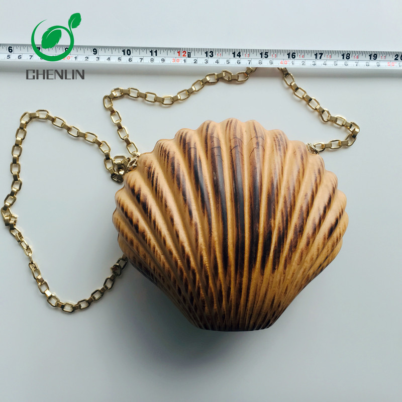 Olive Wooden Handle Clutch Bag Dinner Tote Clothing Accessories