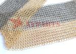 Bronze Metal Ring Mesh For Teahouse Decoration