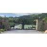 Buy cheap Home Aluminium Folding Gate Sleek Aluminum Exterior Gates Customized from wholesalers
