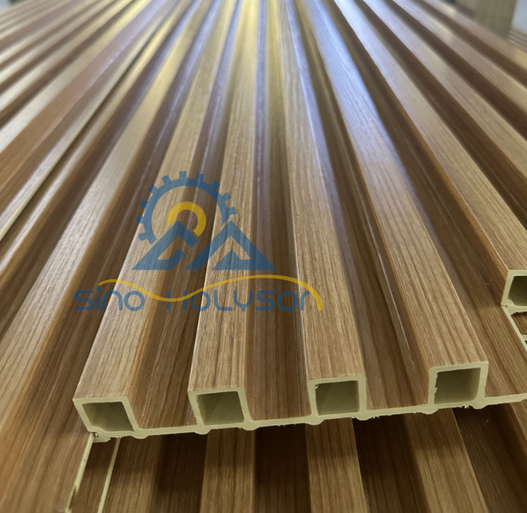 160*24mm WPC Louvers Wall Panel Making Machine 200-300kg/Hour