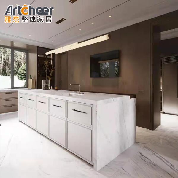 Buy cheap Minimalist Custom Wood Kitchen Cabinets With Accessories Standard Size from wholesalers