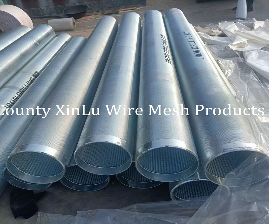 V Shape Wedge Wire Wrapped Johnson Continuous Slot Well Screen Pipe with Diameter 10-3/4" Nozzle Diameter
