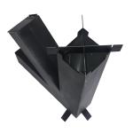 Outdoor Heating And Cooking 0.3mm Cast Iron Power Coated Rocket Stove/Outdoor