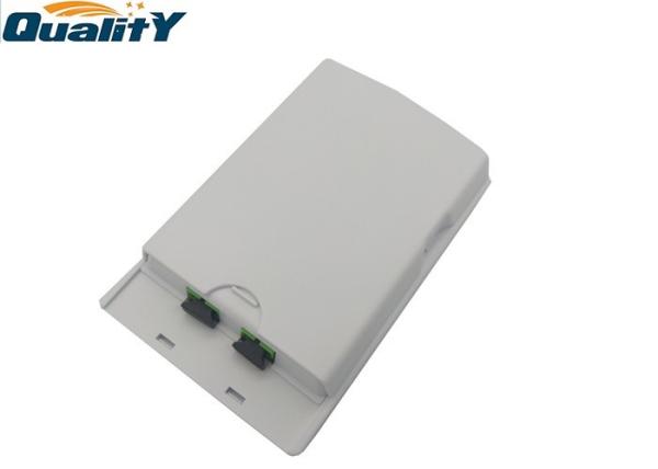 Buy cheap SC APC Adapter 2 Port G652D Fiber Optic Termination Box from wholesalers