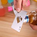 Stainless Steel Metal Card Personalized Credit Card Bottle Openers