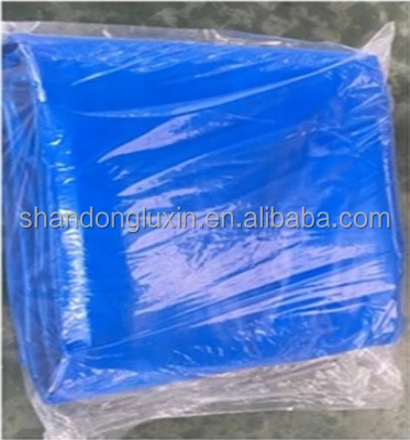 Plain Style PVC Waterproof Tarpaulin in Blue for Moisture-proof and Sunlight Blocking