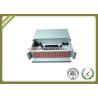 Buy cheap 2U 48 Ports Slidable Fiber Optic Distribution Box / Distribution Cabinet Rack Mounted from wholesalers
